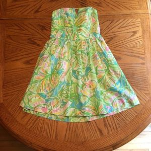 Lilly Pulitzer strapless dress